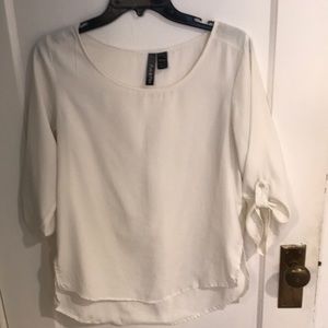 Cream 3/4 blouse